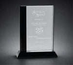 Load image into Gallery viewer, Black Edge Crystal on Black Base