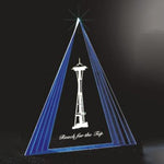 Load image into Gallery viewer, Side Step Pyramid Acrylic Award