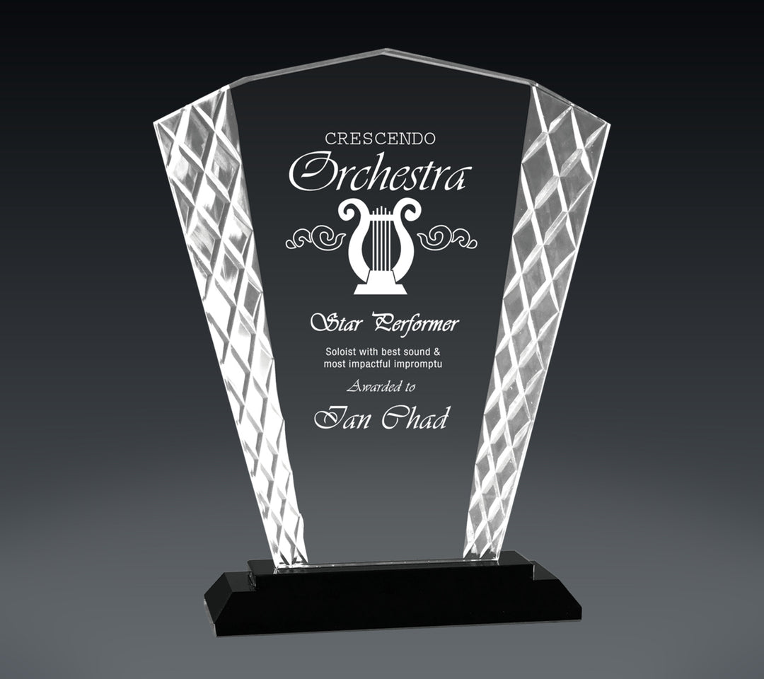 Fan Accent Glass
