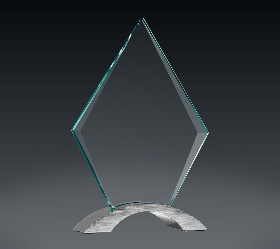 Diamond Cosmic Glass with Silver Base