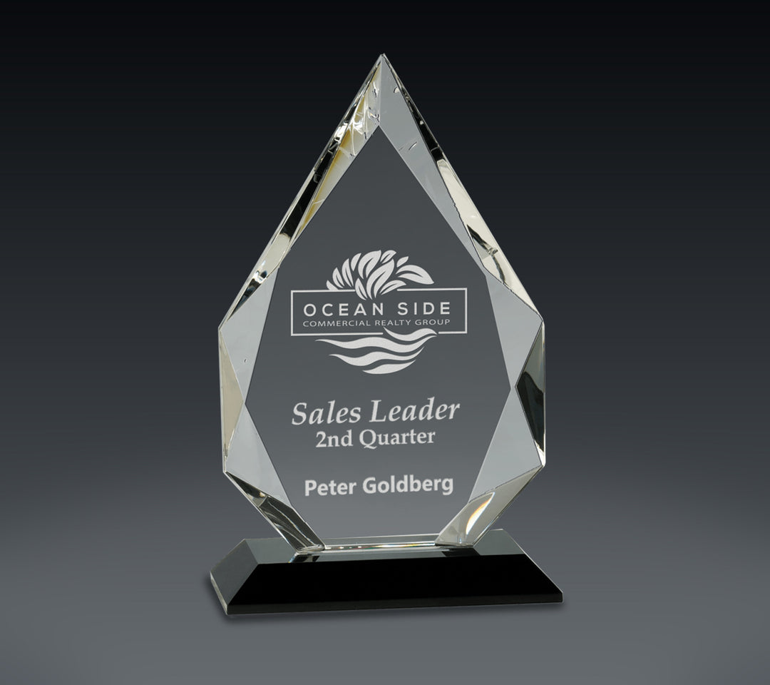 Diamond Crystal on Pedestal Base
