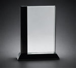 Load image into Gallery viewer, Black Edge Crystal on Black Base