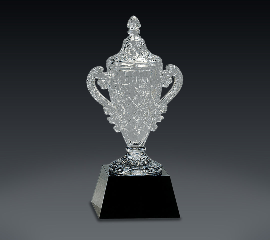 Crystal Cup on Black Pedestal Base
