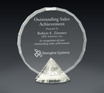 Load image into Gallery viewer, Round Crystal on Clear Diamond Base