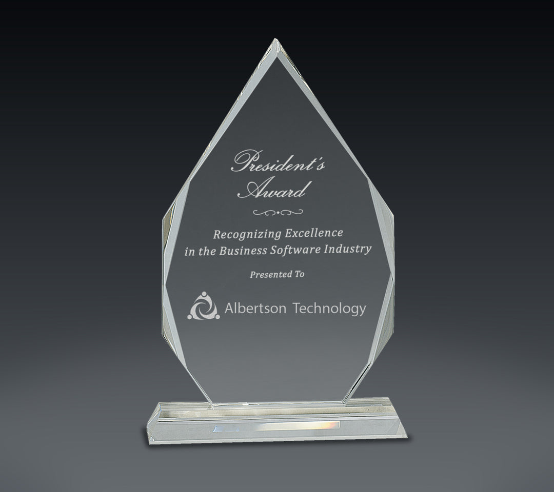 Diamond Crystal on Pedestal Base
