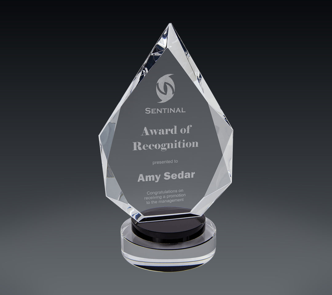 Diamond Crystal on Round Base