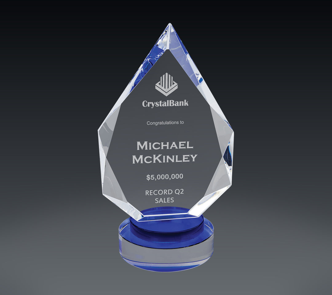 Diamond Crystal on Round Base