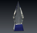 Load image into Gallery viewer, Obelisk Facet Crystal on Pedestal Base