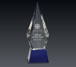 Load image into Gallery viewer, Obelisk Facet Crystal on Pedestal Base