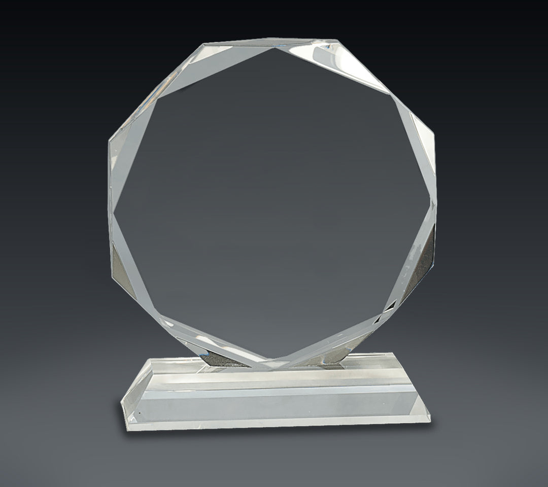 Clear Crystal Octagon