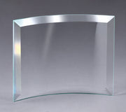 Curved Glass Plaque