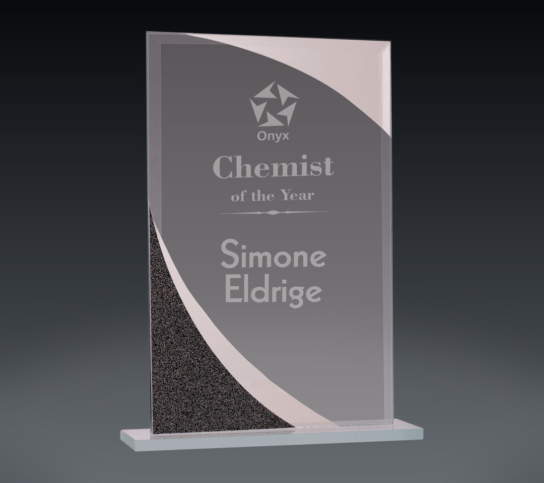 Rectangle Designer Glass Award