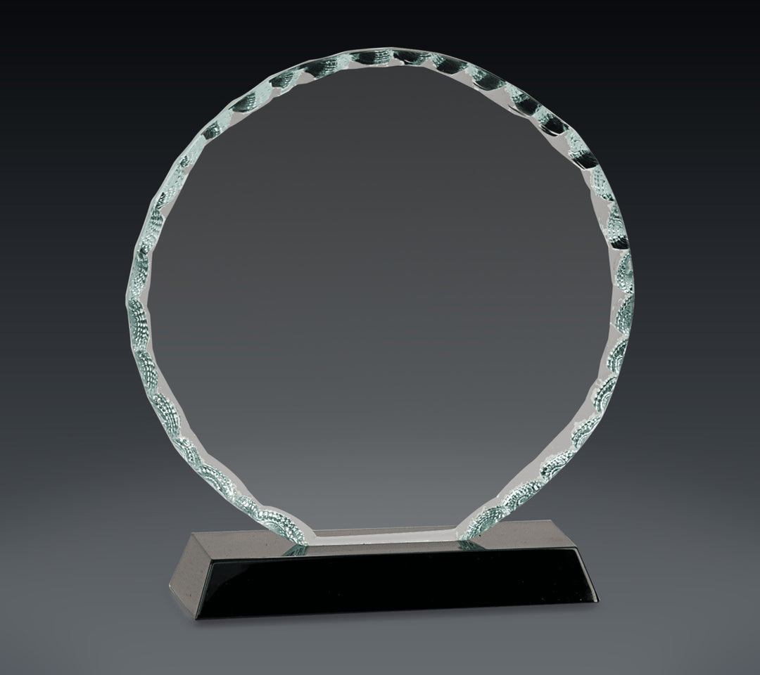 Round Facet Glass