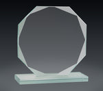 Load image into Gallery viewer, Octagon Jade Glass Award