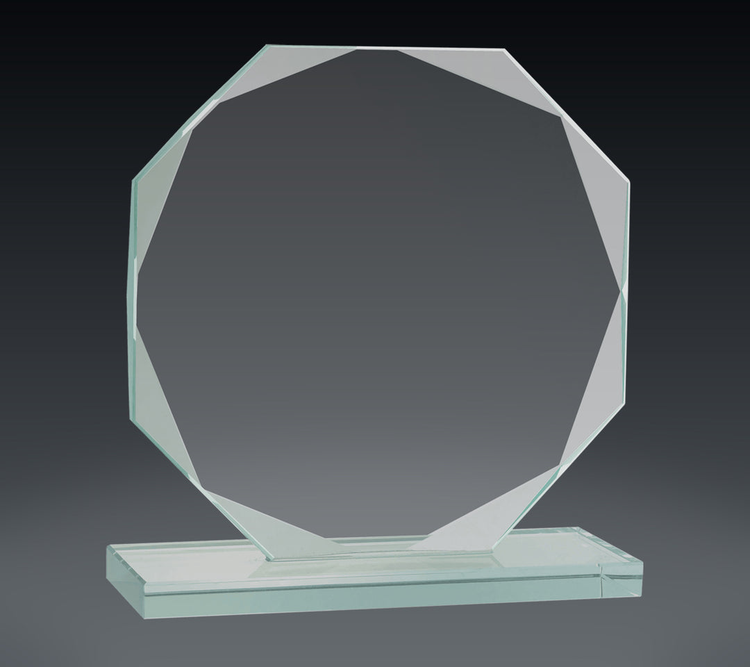 Octagon Jade Glass Award