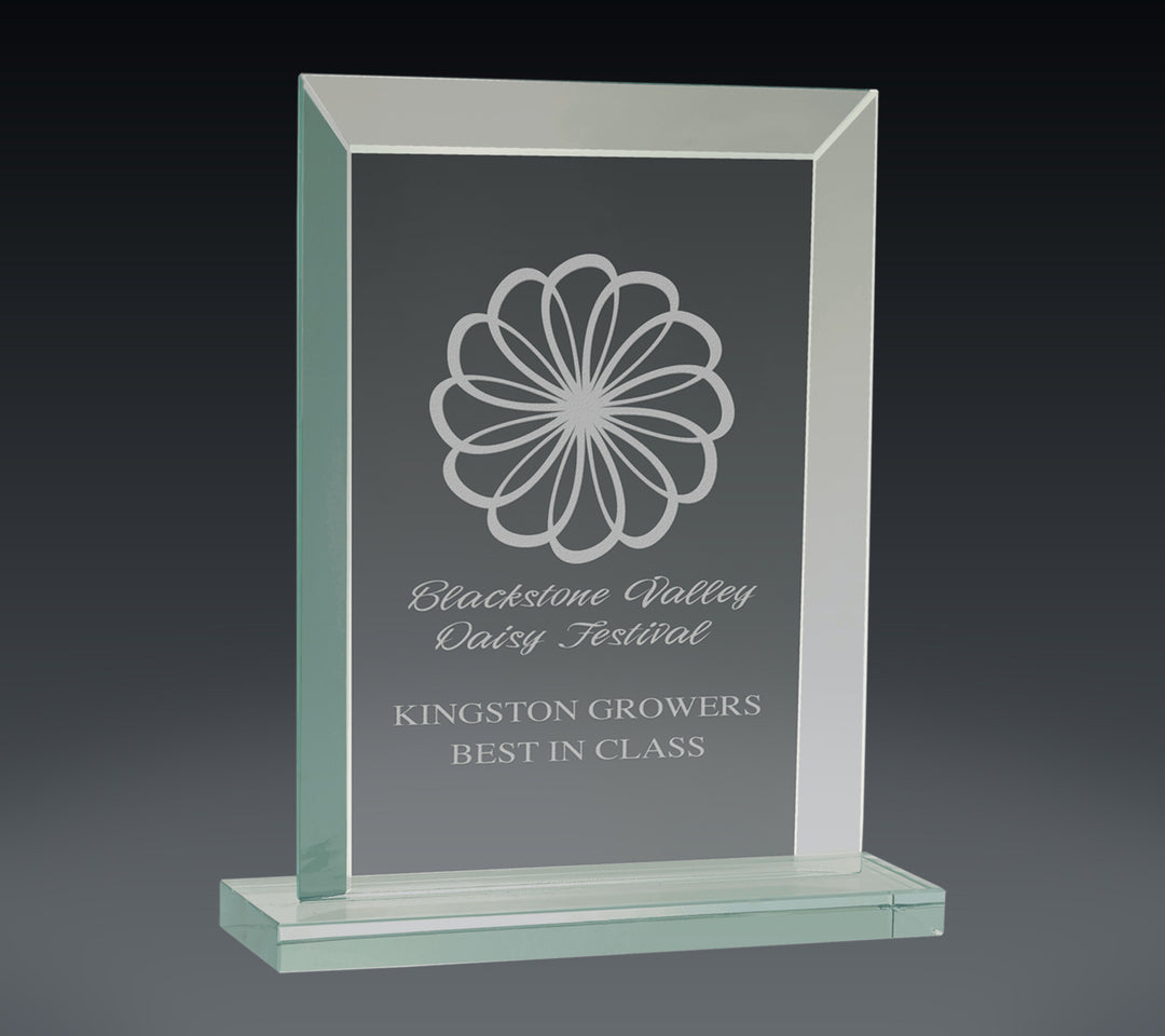 Rectangle Jade Glass Award