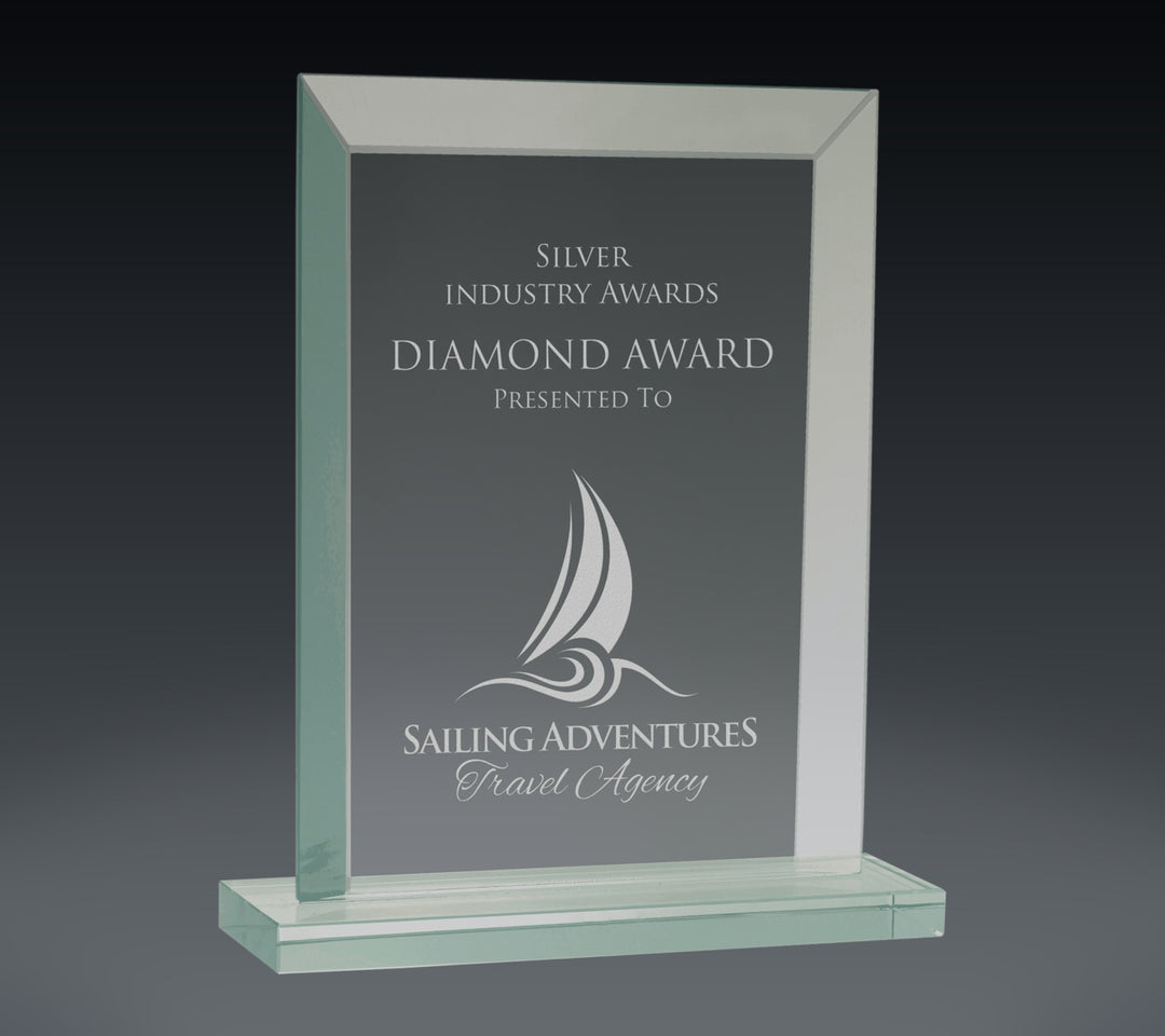 Rectangle Jade Glass Award